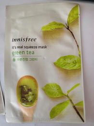 Dropshipping 15 kinds Innisfree Squeeze Mask Sheet Moisturising Face Skin Treatment Oil-control Facial Peels Care