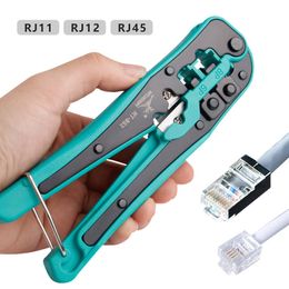 R'DEER Wire Stripper Telecom Crimping Tool for Cable Cutter Pliers Multifunctional Electrician Tool RJ45 RJ11 Y200321