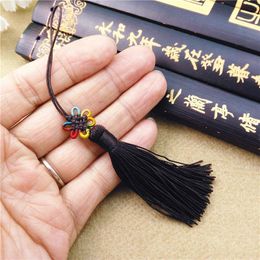 6pcs Colour Chinese Knot Silk Tassels Fringe Pendant Diy Craft Material Curtain Jewellery Bookmark Decor Accessories Flecos Trim H jllNXu