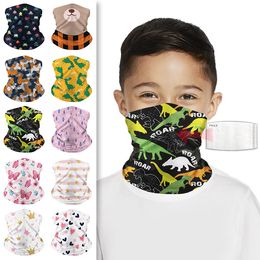 Kids Scarfs Cycling Face Mask Protective Masks With Philtre Winter Warm Wrap Neck Ring For Children Sport Scarves