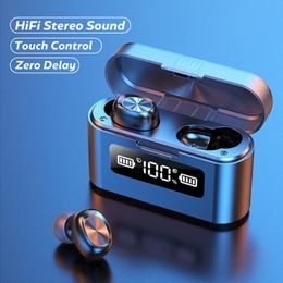 Wireless Bluetooth Earphone with Microphone Sports Waterproof Touch Control Music Earbuds For Phone Wireless Headphones Headset