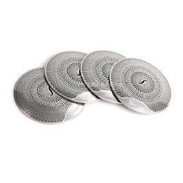 Burmester Audio Speaker Sound AMG Style Trim Cover 304 Stainless Steel Silver For Benz W205 W213 S car accessories