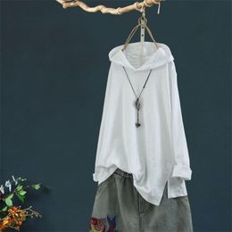 Casual Soft Comfortable Long Sleeve All match Shirt Hooded Tees Irregular Casual Tops for woman Autumn T200319