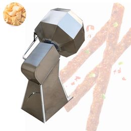2021 220v Drum Fried Food Potato Chips snacks Seasoning Machines Octagonal Peanut Flavouring Coating Machine for sale