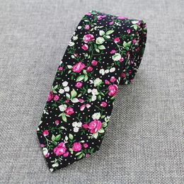 New Fashion Slim Men Ties Cotton Necktie for Men Causal Paisley Tie For Man Bussines Corbatas Bridegroom Party Neckties