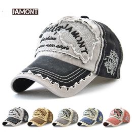 JAMONT New Baseball Cap Men Women Hat Snapback Caps Gorras Cotton Patch Distressed Trucker Hat Unisex Visor Casquette J1225