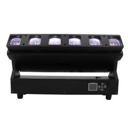 4pcs club party led moving beam wash bar Light 6x40w rgbw 4in1 Zoom Dmx Matrix dj moving head led light bar