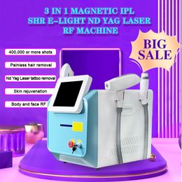 3 In 1 Multifunctional Beauty Machine Ipl Shr Laser Nd Yag Permanent Hair Remover shr ipl hair reduction+q switch laser tattoo removal