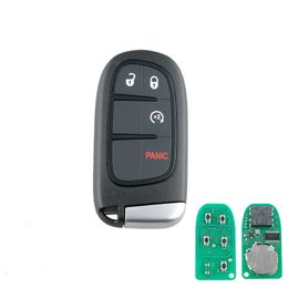 Car Locksmith Supplies Jeep Remote Key 3+1Buttons 4A Chip