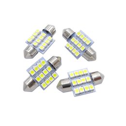 New 11 Pcs for Mitsubishi Lancer Evo X 2008-2015 White LED Bulbs Car Interior Map Dome Trunk Light License Plate Lamp Accessories