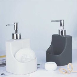 YEAR Ceramic Liquid Soap Dispensers Emulsion Bottles Latex Bathroom Accessories Set Wedding Gift 211222