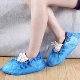 Disposable protect PE Resistance to germs Disposable shoe cover anti slip PE/CPE normal shoecover anti skid shoecover overshoes LX3416