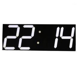 Wholesale- Free shipping Large Digital Wall Clock LED Display Remote Control Countdown Alarm Clock Stopwatch Modern Design Big1