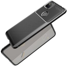 Carbon Fiber Shockproof Cover Soft TPU Gel case For Google pixel 4A/Pixel 4 XL/Pixel 3a XL/Pixel 5 XL