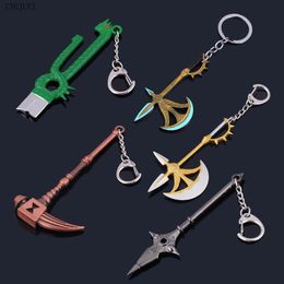 Keychains Anime The Seven Deadly Sins Keychain Diane GIDEON King Harlequin CHASTIEFOL Keyring Escanor Rhitta Axe Opener Car Bag Jewelry