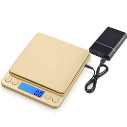 Mini Digital Scale 3000g 3kg/2kg/1kg 0.1g Accuracy Backlight Electric Pocket Weight For Kitchen food Measuring Tools Libra 201211