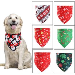 Pet Drool Towel Irish Festival Series Adjustable Pet Bib Pet Triangle Towel Cotton Print Cat Scarf ZYY526