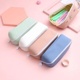 Kawaii Pen Case High Capacity Korean Bag School Pencil Case Student Stationery Pencil Pouch School Supplies Kawaii Bag