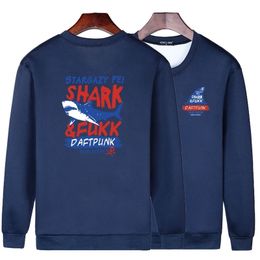 Chinese Style Men's shark Sweashirts New Comfortable Embroidery Hooded Tracksuits Men Hoodies Streetwear Mens Sweatshirts 201020