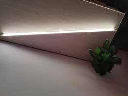 2M/pcs with Aluminium Profile Rigid Strip Bar Light DC24V COB LED Corner Linear Light for wall mounted