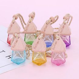 2020 Hot sales color rhombus perfume empty bottle Car perfume Pendant car interior Essential Oils Diffusers T9I00719