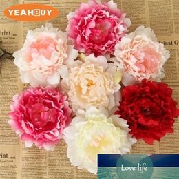 10pcs 15CM Artificial Flowers Silk Peony Flower Heads DIY Wedding Party Decoration Supplies Simulation Fake Home Decorations
