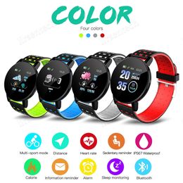 119 Plus Smart Bracelet Smartband With Blood Pressure Heart Rate Waterproof Color Screen Smart WristBand Sport Smart Watch Fitness Tracker