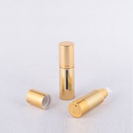 20pcs/lot 30ml AS Airless Bottles For Cosmetic Cream Pump Golden Makeup Contais