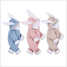 Nuovo arrivo Baby Warm Pagliaccetti Autunno Inverno Infantile Tute a maniche lunghe Toddler Cotton Zipper Onesies Newborn Addensare Pagliaccetto caldo