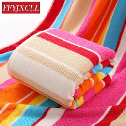 New 100% Cotton 720g Large size 180*90cm Striped Bath Towel Fabric Solid Beach Towels for adults Bathroom Towels brand 201027