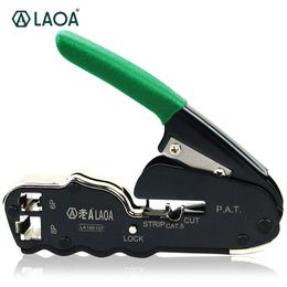 6 P / 8 P Jaringan Crimping Plier Networking Tools Portable Multifunctional Cable Wire Stripper Crimping Pliers Terminal Tool Y200321