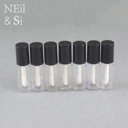 3ml Plastic Lip Gloss Bottle Fine Blush Lipstick oil Bottles Empty Refillable Sample Sack Free Shipping