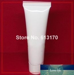 Free Shipping 100pcs 30g 30ml White Empty Facial Cleanser Hose Tube Aftershave Cosmetic Soft Tube Squeeze Butter Hose Screw Cap