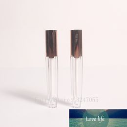 4.5ML 10/30/50pcs Empty Clear Rose Gold Lip Gloss Tube, DIY Round Refillable Bottles,Portable Cosmetic Liquid Lipstick Container