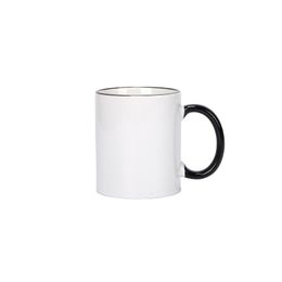 sublimation blanks cup 320ml heat transfer MDF mug ceramic round mouth Customise DIY sublimation blanks mug HHA3444