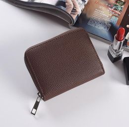 10pcs Wallet Men PU Plain Multifunction Credit Card Holder Square Short Wallet Brown Black