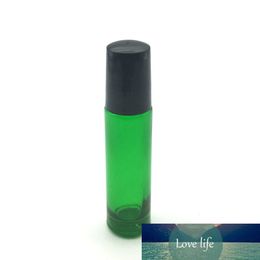 50pcs 10ml Green Thick Roller Glass Perfume Bottle 10cc Roll-On Ball Essential Oil Sample Empty Bottle Free Shipping