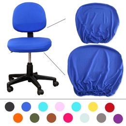 Universal Size 1 Set Good Quality Chair Cover Swivel Stretchable Removable Computer Office Washable Rotating Lift Chair Covers282B