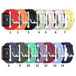 Silicone Replacement Band for Huawei Watch Fit TIA-B09 TIA-B19 Strap with Repairing Tools 100pcs/lot