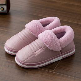 Flurry Slippers Woman Shoes Winter 2020 Slip on Plush Warm Female Footwear Indoor Non slip Waterproof Home Slipper Plus Size Y1124