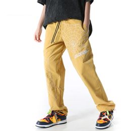 IEFB /men's wear Hip Hop Loose Elastic Waist Pants Embroidery Ankle Pants autumn Casual Drewstring Sportwear male 9Y1729 LJ201007