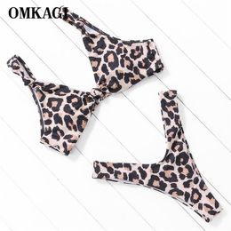 OMKAGI Brand Bikini Mujer Swimsuit Swimwear Women Sexy Push Up Bikini Set Swimming Suit Beachwear Biquinis Bathing Suit T200508