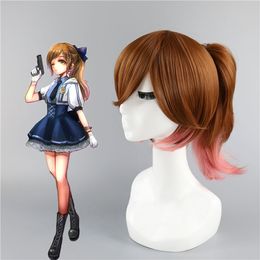 Game Mr Love Queen's Choice Female Gavin Wig With Ponytail Synthetic Hair Cosplay Costume Wigs + Hair Cap