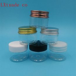 New Style 20g/ml Crystal Clear Empty Plastic bottles jars Top Grade Lipstick Cream Eye Gel Sample Cosmetic Containers