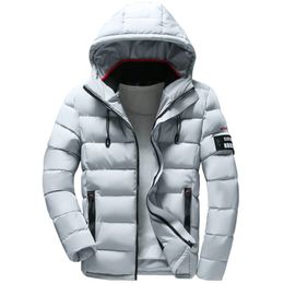New Winter Parkas Mens Coats Male jackets Casual Thick Hooded Waterproof Zipper Outwear Warm Overcoats Men's Clothing 201203