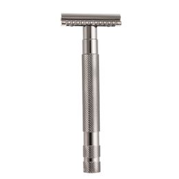 Safety Double Edge Razor Long Handle Zinc Alloy For Men Barber Shave Face Razor Professional Beard Hair Shaving Tool W10347