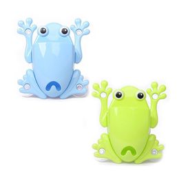 A Cartoon Sucker Frog Toothbrush Holder Wall Suction Hook Tooth Brush Holder Home Decor For Kids Bathroom Acc jllUbs