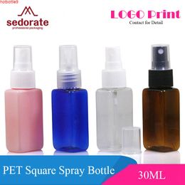 Sedorate 30 pcs/Lot Plastic Spray Bottles For Perfume 30ML Mist Automizer Refillable Makeup Packaging Containers JX142good product
