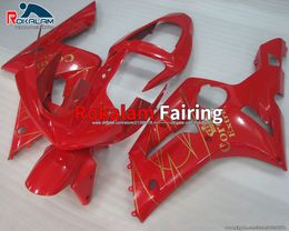 For Kawasaki Fairing Ninja ZX6R 2003 2004 ZX-6R 03 04 ZX 6R Red Motorbike Fairings Body Kits (Injection Molding)