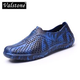 Valstone Casual Men Beach Clogs Sandals Summer Fashion Breathable Footwear for Male Non-slip Outdoor Slip-on Mens Shoes 2022